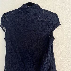 Black lace top